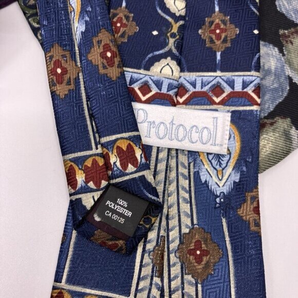Vintage Silk Mens Tie Lot of 8 90s Claiborne Sazzari Hardy Amies R Andreotti - Picture 2 of 13